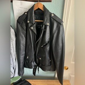 Genuine leather jacket lrg real leather